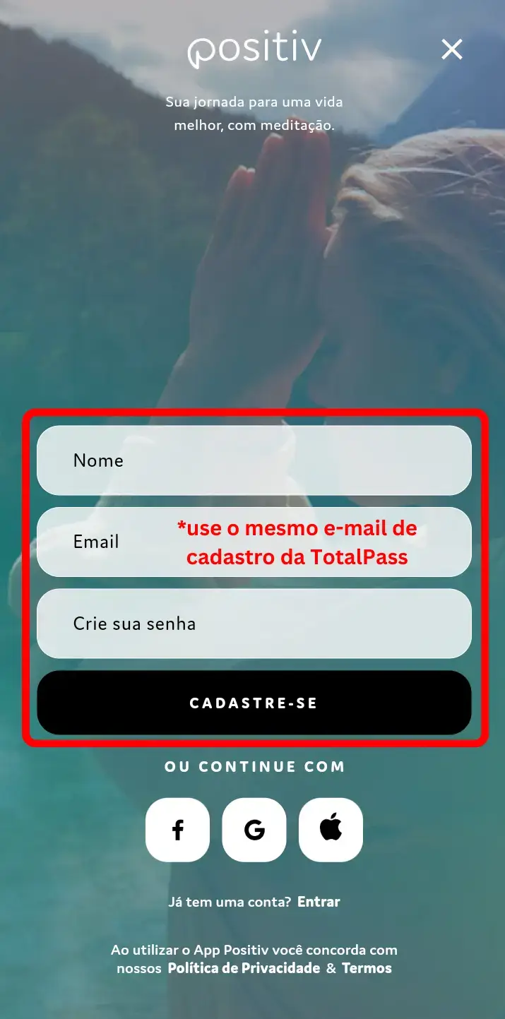 Passo a passo do Caminho B — Entrar anonimamente e depois cadastrar (parte 2) - passo 3